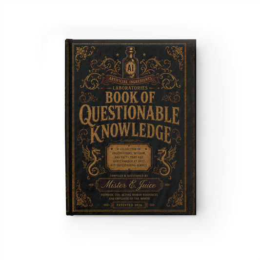 Book of Questionable Knowledge Journal | Vintage Apothecary Cover