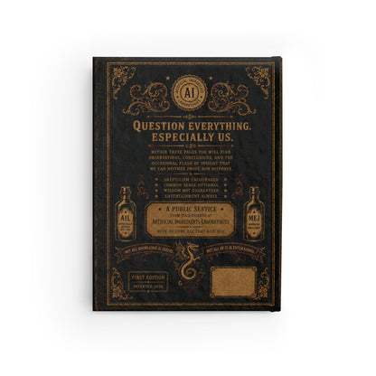 Book of Questionable Knowledge Journal | Vintage Apothecary Cover