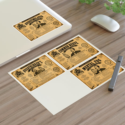 Artificial Ingredients Laboratories™ Collectible Apothecary Labels – Set No. 2: Everyday Survival Remedies