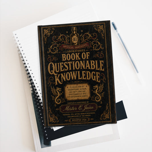 Book of Questionable Knowledge Journal | Vintage Apothecary Cover