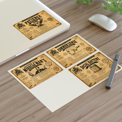 Artificial Ingredients Laboratories™ Collectible Apothecary Labels – Set No. 1 (4 Labels)